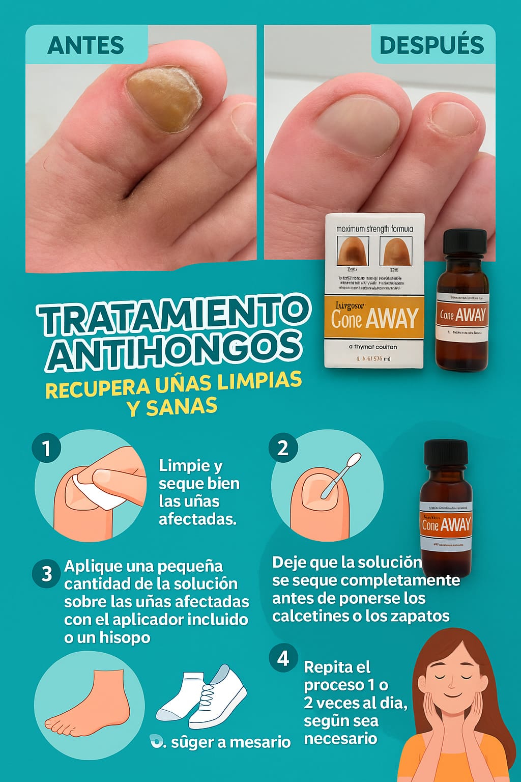 Elimina el Hongo de Raíz