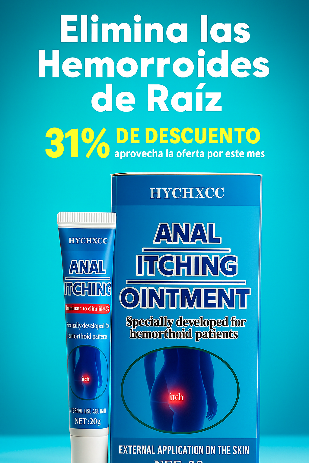 Elimina las Hemorroides al 100%