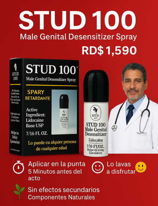 Spray Retardante  Dura más, disfruta más!